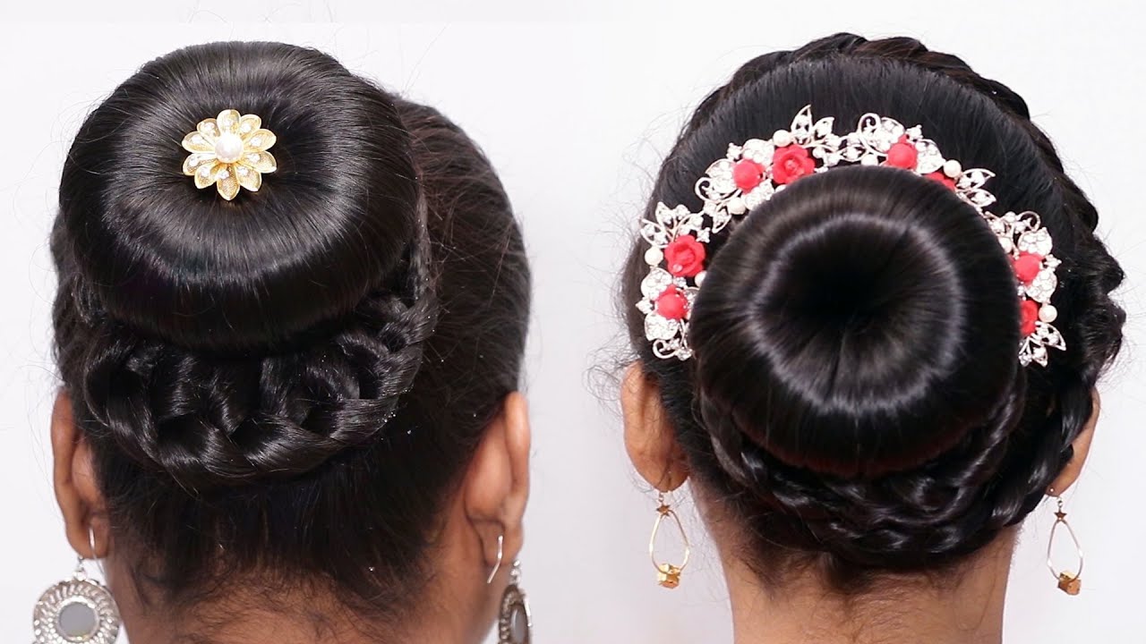 2 Quick and Easy Bun Hairstyles // Wedding hairstyles // Easy hairstyles // Beautiful hairstyles
