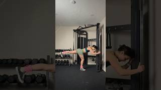 Cable Crossover Kickback #glutes