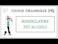 Chimie orga  nomenclature des alcools