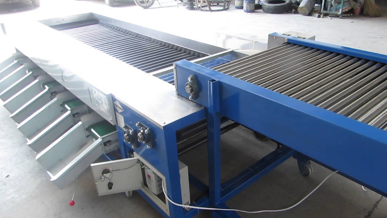 cherry tomato sorting machine - YouTube