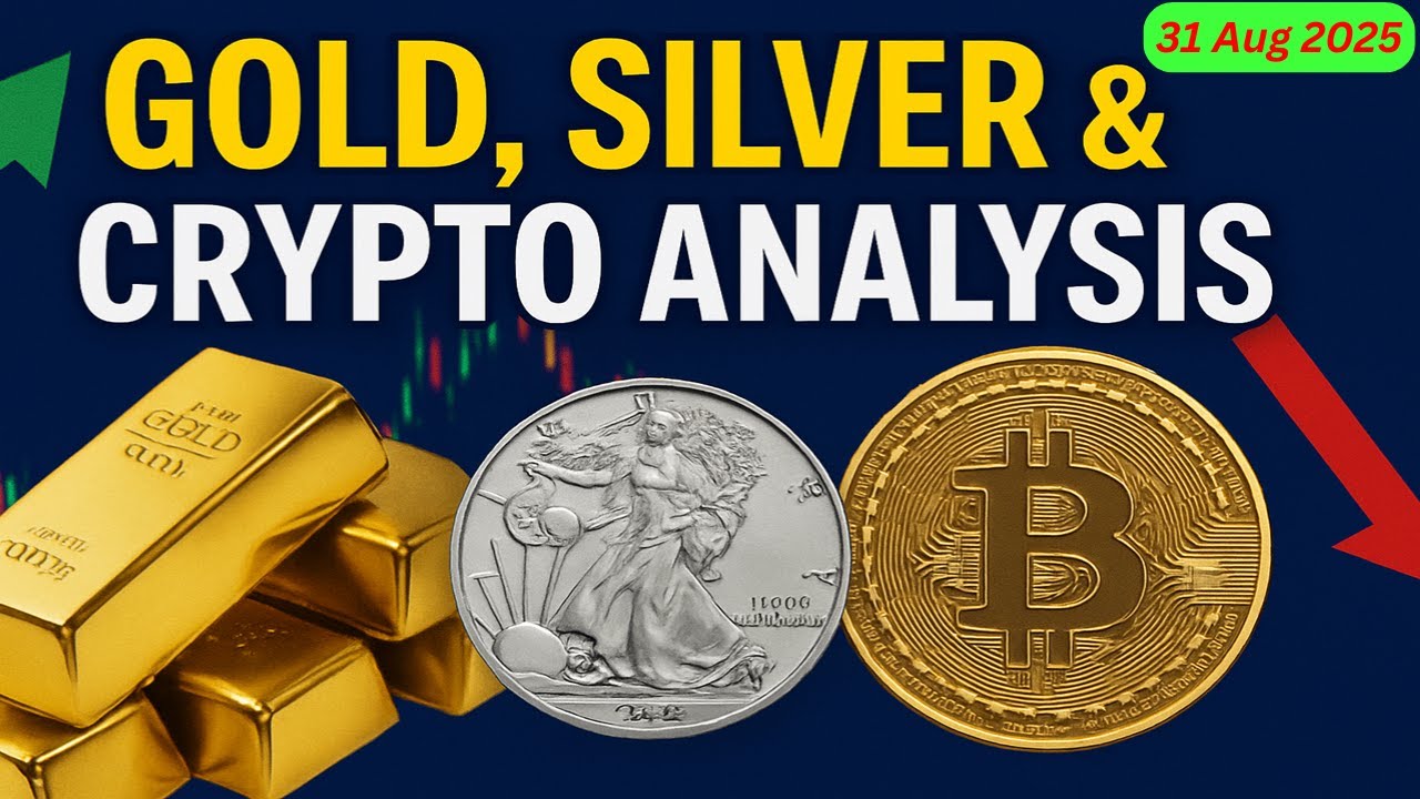 31 Aug 2025 | Gold, Silver & Crypto Analysis | DreZillion | 
