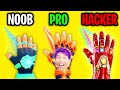 Can We Go NOOB vs PRO vs HACKER In ICE MAN 3D!? (MAX LEVEL!)