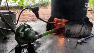 Sterilisasi baglog - menggunakan alat ini hemat bahan bakar