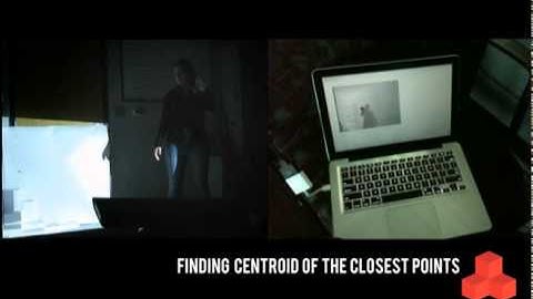 Interactive Projection Mapping | Kinect Hack