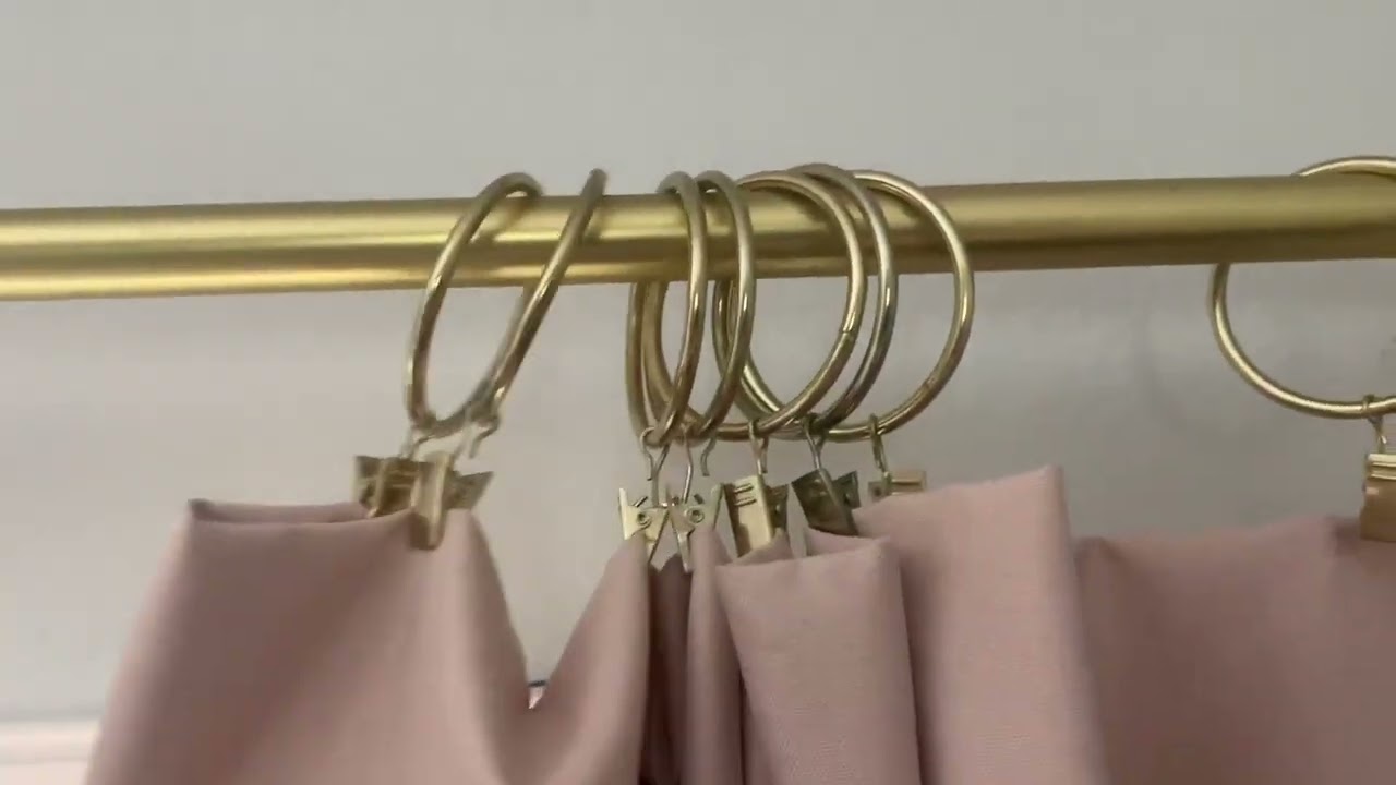 AMZSEVEN 40 Pack Curtain Rings with Clips, Drapery Clips with Rings Review
