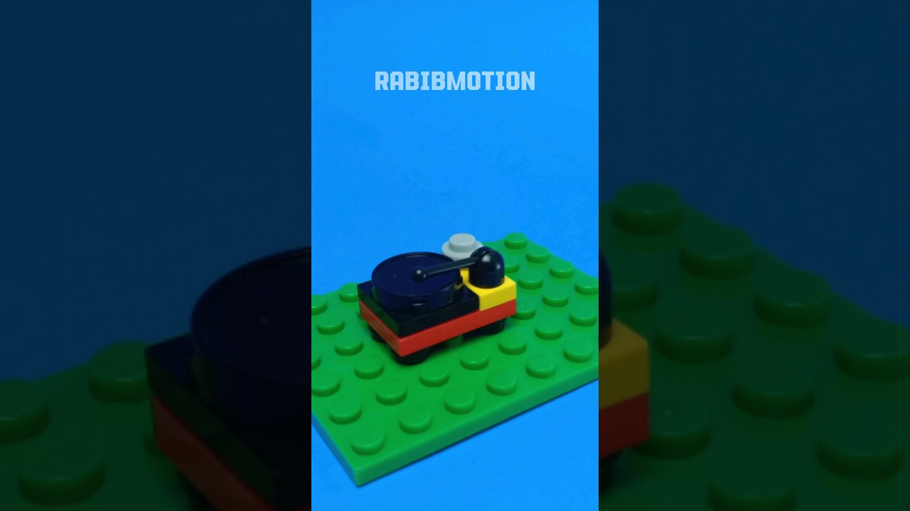 Lego Stop Motion Build: DIY Turntable Animation! 