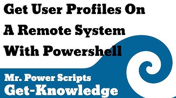 Get User Profiles On A System With Powershell !
