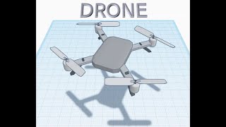 DRONE | TinkerCAD | 3D Designing | Modelling | #3Dprinter #3DDesign #Drone #quadcopter #3D #Share