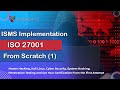 Learn ISMS implementation/ ISO 27001 From Scratch – Lecture 1 – Cyber Saturday