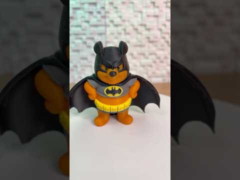 3d printed Winnie the Pooh Batman #winnie #pooh #batman #3dprinting #bambulab #3d #fyp #winniepooh