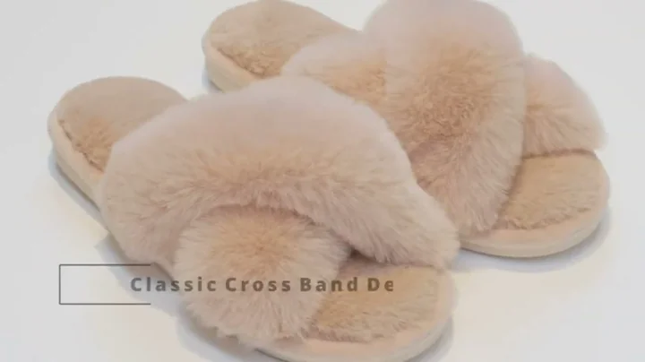 COZIEST OPEN-TOE SLIPPERS: Parlovable Cross Band Slippers