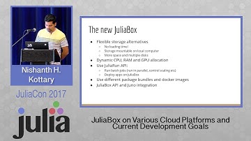 Nishanth 2017 | JuliaBox on Various Cloud Platforms ... | Nishanth Kottary