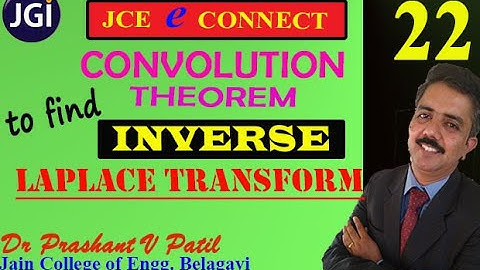 Best example of Convolution theorem to find inverse Laplace transform | Dr Prashant Patil | 18mat31