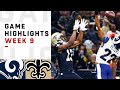 Rams vs. Saints Week 9 Highlights | NFL 2018