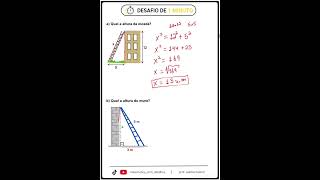 Teorema de Pitágoras #cateto #hipotenusa #teoremadepitagoras #teorema