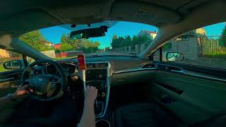 Ford Fusion 2.5 177HP POV Drive | Relaxing Morning Cruise #071 | DJI Osmo Action 5 Pro