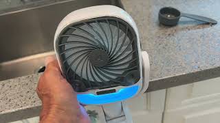 How to use the Arctic Air Grip Go Evaporative Air Cooler