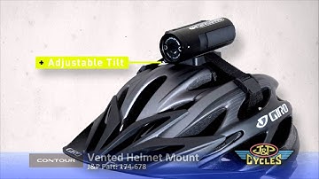 Contour Video Camera Vented Helmet Mount • Shop J&P Cycles