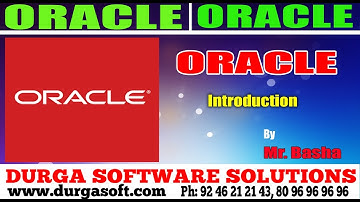 Oracle Tutorial || Oracle Introduction by basha