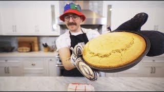 making cornbread is really easy