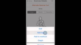 Fitness Point App Tutorial 3: Logs, Timer and Graph screenshot 5