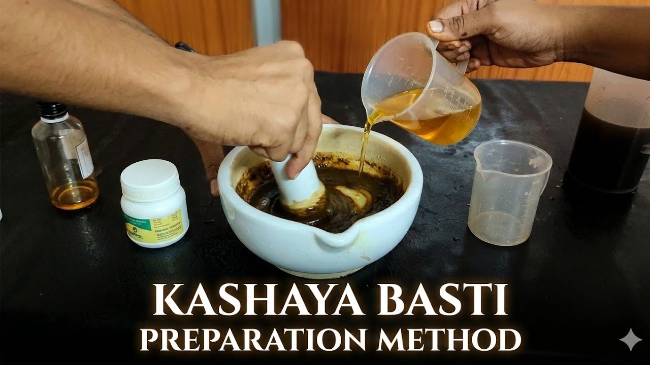 Preparation of Niruha Basti/ Kashaya basti, Ayurveda Basti treatment