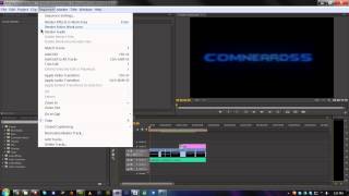 Rendering sequences/work areas in Adobe Premier Pro CS6