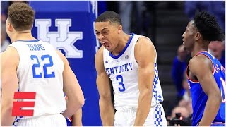 Kentucky grinds out win over Kansas in SEC-Big 12 Challenge | College Basketball Highlights News