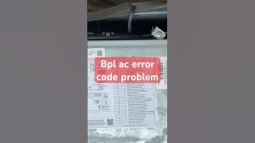 Bpl ac error code problem #airconditioner #ac #errorcodes #errorcode #solarrepair @Tech-sool