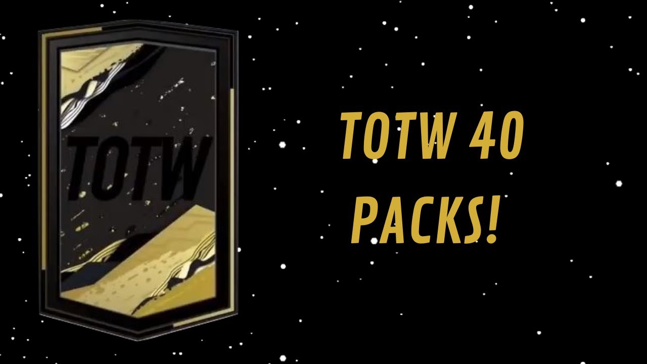 TOTW 40 PACK OPENING!- FUT 20 Pacybits Pack Opener & Draft