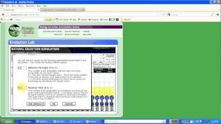Evolution lab demo