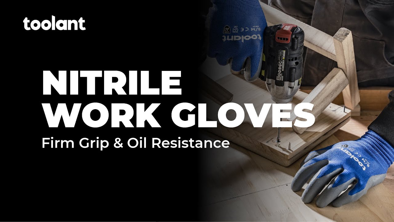 Get toolant DNF13P Nitrile Work Gloves for better experience 2023!