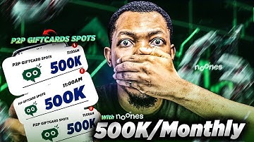 Make 500K Monthly With Crypto and Giftcard.. Here