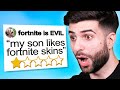 Reacting to 1 STAR Fortnite Reviews...