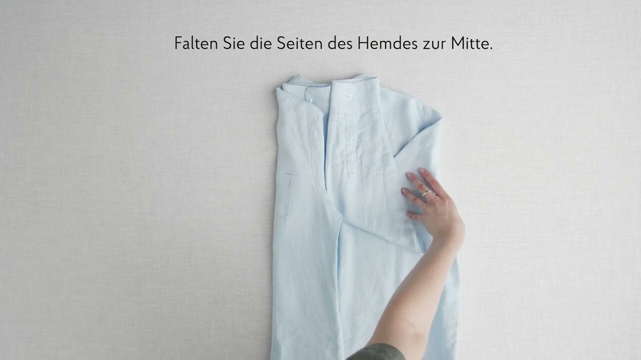 Wie Faltet Man Ein Leinenhemd | Linen Tales