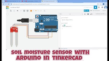 simulation of soil moisture sensor with arduino in tinkercad | soil moisture sensor with arduino