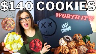 I PAID $140 for COOKIES!?! INSTANT REGRET!? Last Crumb Luxury Cookie Unboxing & TasteTest!