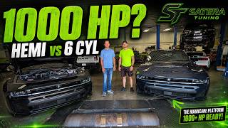 The Hurricane Can Make 1,000 HP?! Charger SIXPACK vs HEMI at Satera Tuning