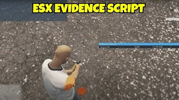 ESX Evidence Script : Fivem Script | Best FiveM Script