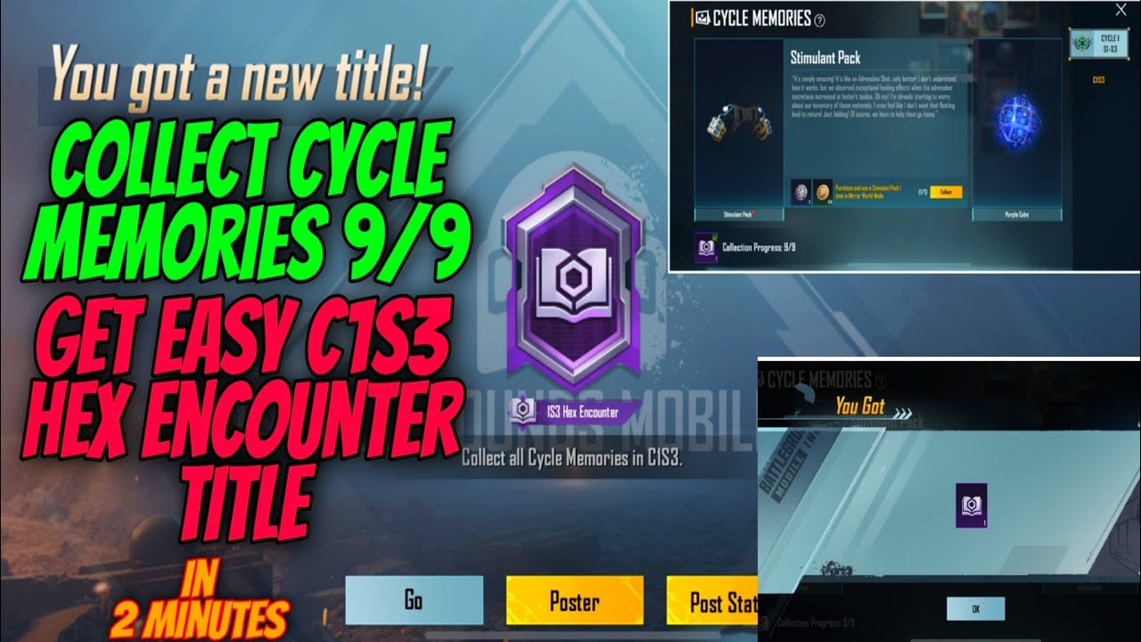 HOW TO GET EASY C1S3 HEX ENCOUNTER TITLE | COLLECT ALL CYCLE MEMORIES | GET STIMULANT PACK