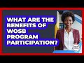 What Are The Benefits Of WOSB Program Participation?