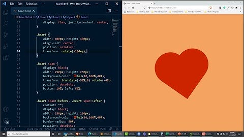 Create a CSS Heart for Valentines Day