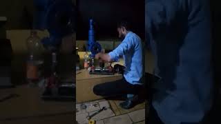 I have the pressure safety valve setup assembled for verification and set pop up range 8 bar...