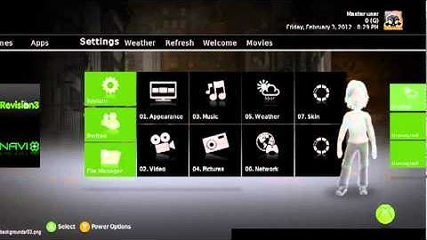 XBMC Skin: NXE Metro 2011 [Animation: Experimental 1]