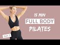 15 min full body sculpting pilates workout  day 7 challenge  no equipment