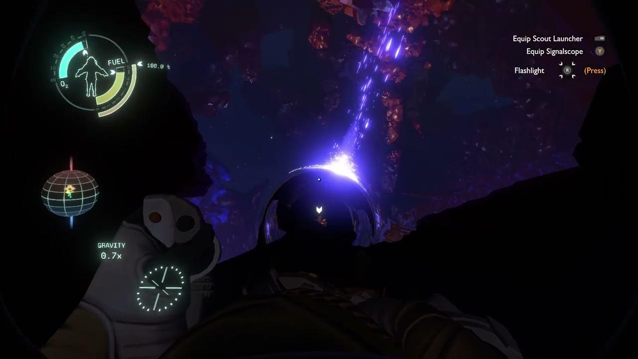 Ship falls into Brittle Hollow (Outer Wilds) YouTube