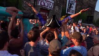 Bastille Day Crowd-Surfing