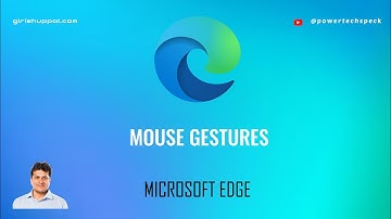 Enable Mouse Gestures in Microsoft Edge