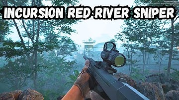 I tried the SRS A2 sniper rifle in Incursion Red River...