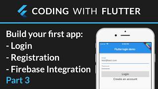 Flutter & Firebase Auth 03 - Add Firebase registration form + State management